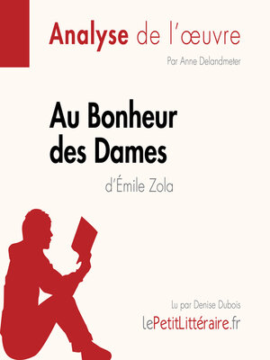 cover image of Au Bonheur des Dames d'Émile Zola (Analyse de l'oeuvre)